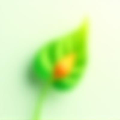 葉と昆虫のアイコンが融合する先進的なグラフィック