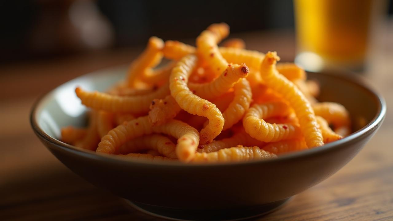 スパイシーミールワームスナック